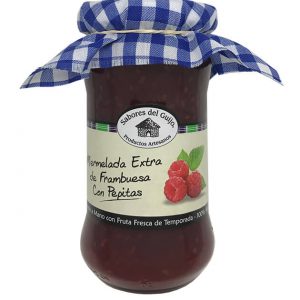 mermelada extra de frambuesa con pepitas