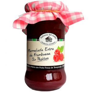 mermelada extra de frambuesa sin pepitas