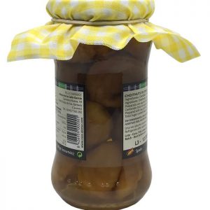 castañas frescas en almibar sabores del guijo